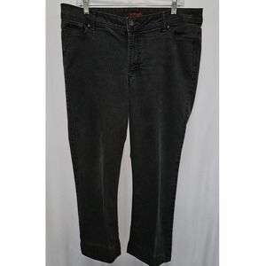 Wrangler Womens 16P Black Straight Leg Stretch Jeans WRALFBC Petite